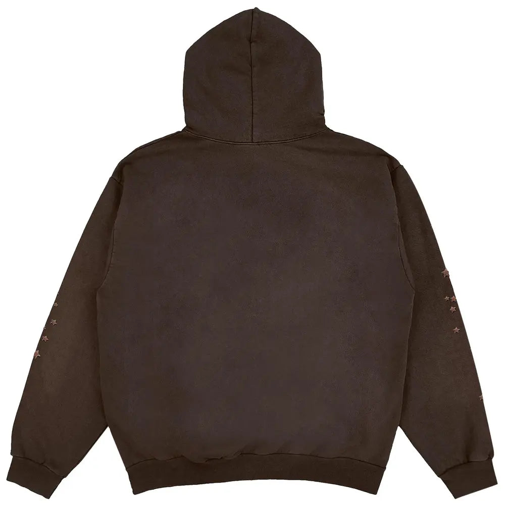 Travis Scott Cactus Jack x SP5DER "Days Before Rodeo" Hoodie Brown