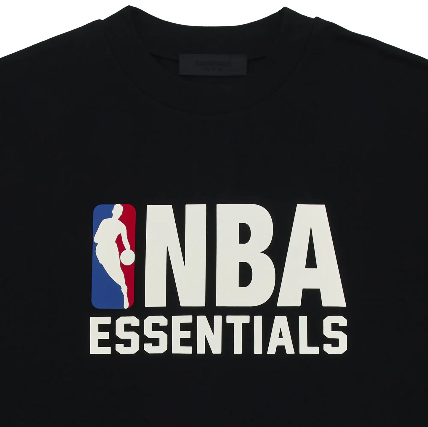 Fear of God Essentials x NBA T-Shirt in "Black."