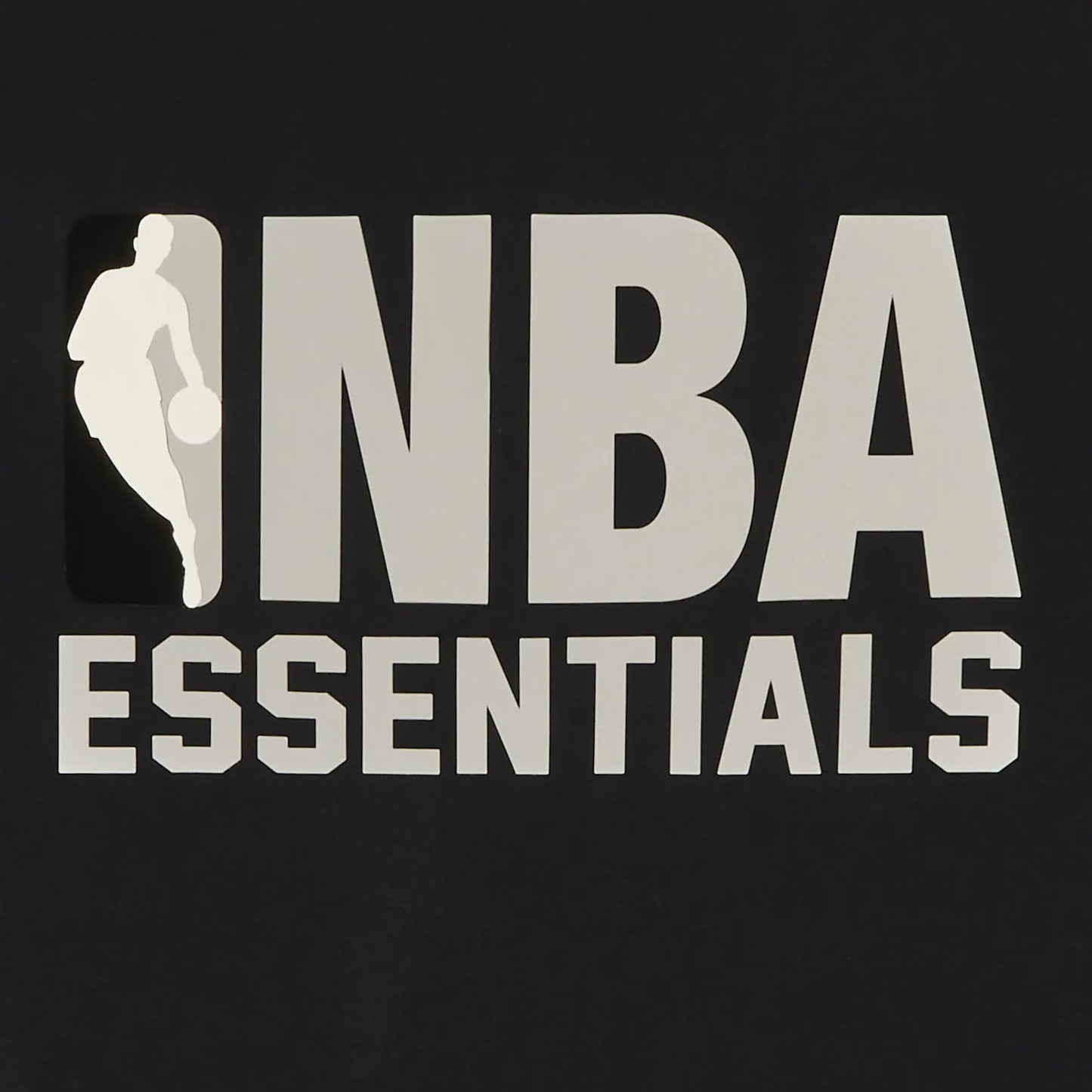 Fear of God Essentials x NBA Appliquéd Cotton-Jersey T-Shirt in Black