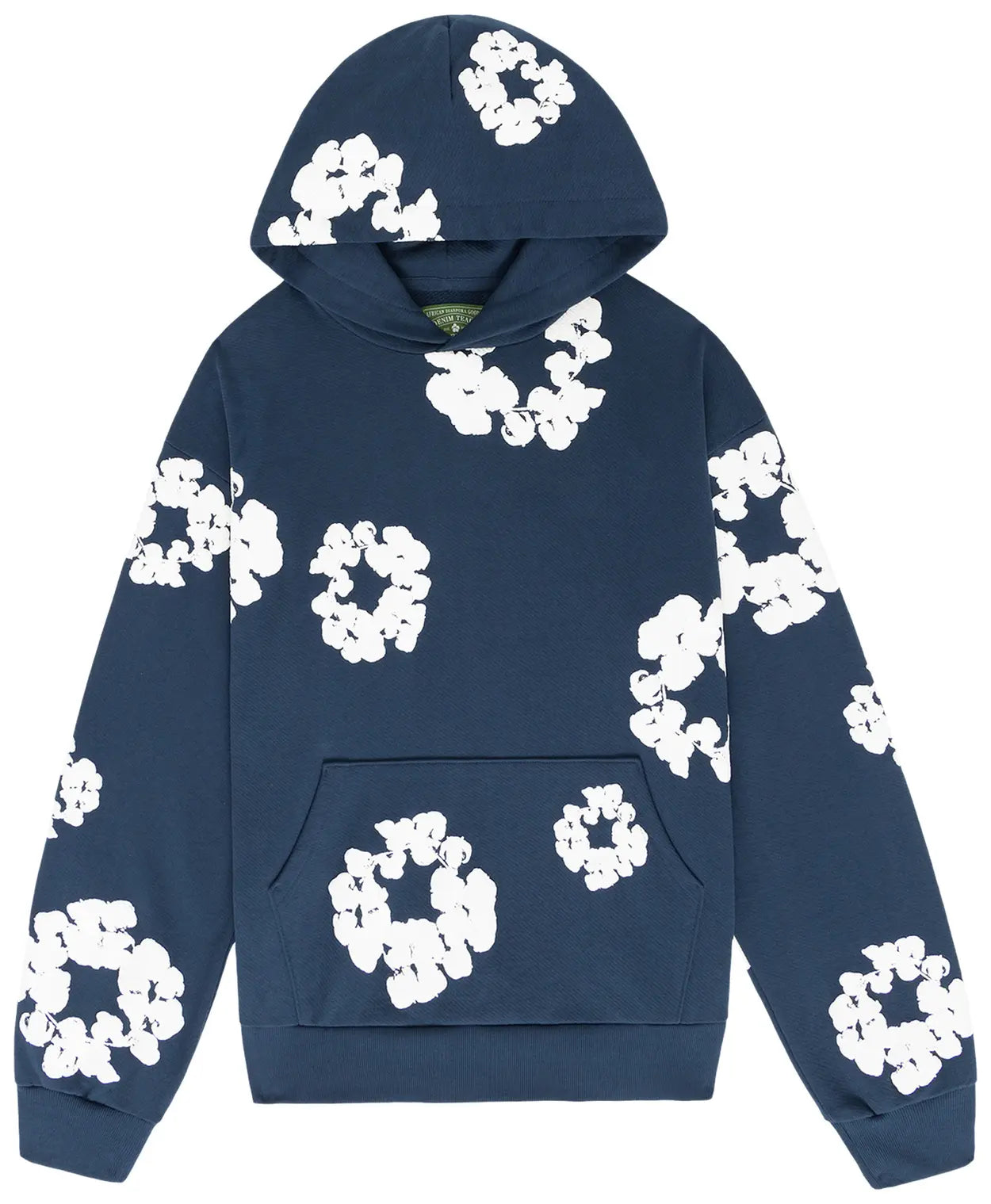 DENIM TEARS COTTON WREATH HOODIE NAVY