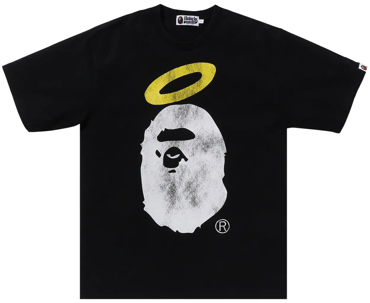 BAPE x Union Pigment Dyed Ape Head Tee 'Black'