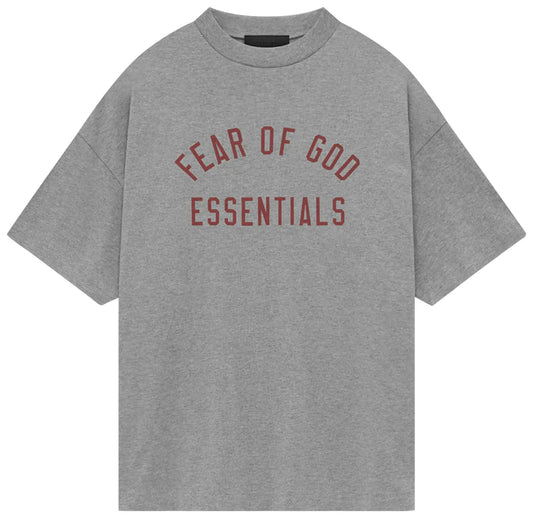 Fear of God Essentials Jersey Crewneck Tee "Dark Heather"