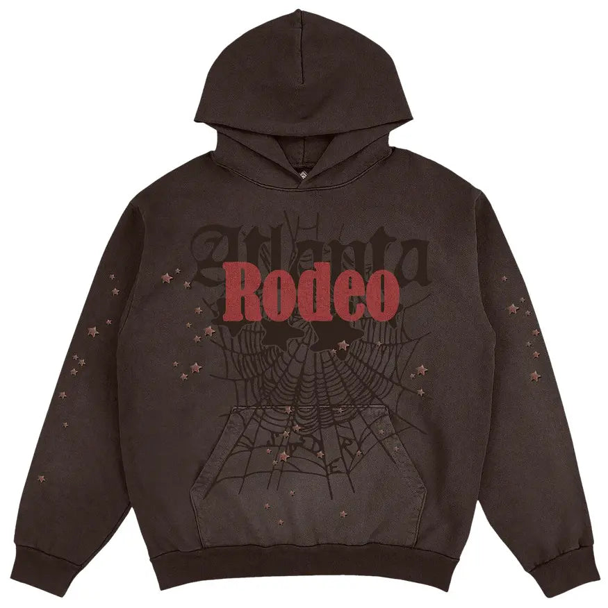 Travis Scott Cactus Jack x SP5DER "Days Before Rodeo" Hoodie Brown