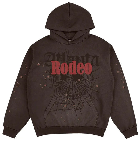 Travis Scott Cactus Jack x SP5DER "Days Before Rodeo" Hoodie Brown