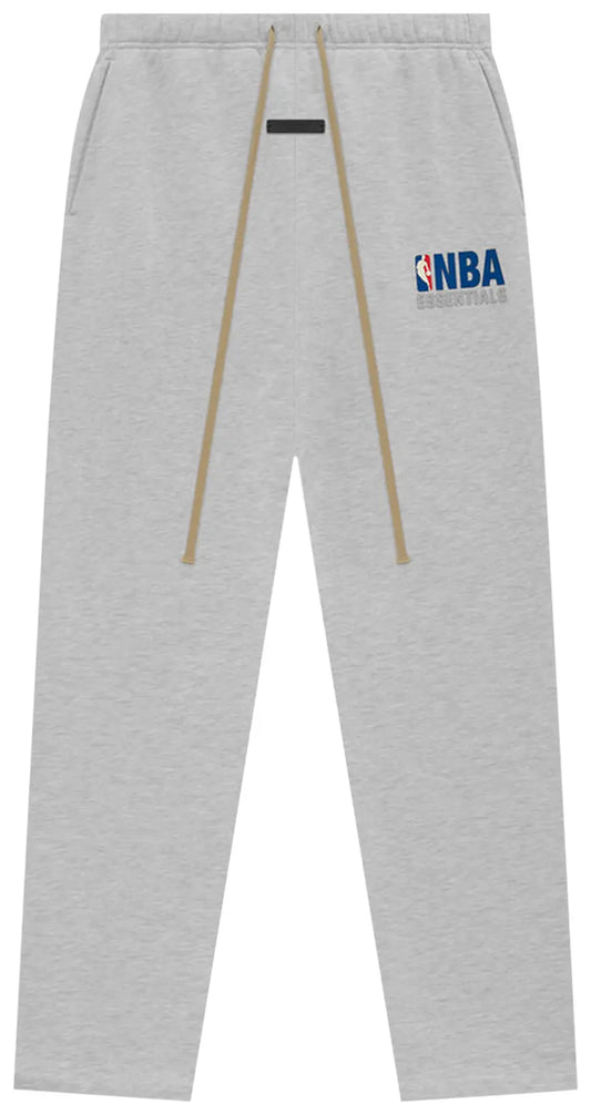 Fear of God Essentials NBA Relaxed Sweatpants in the color "Light Heather"