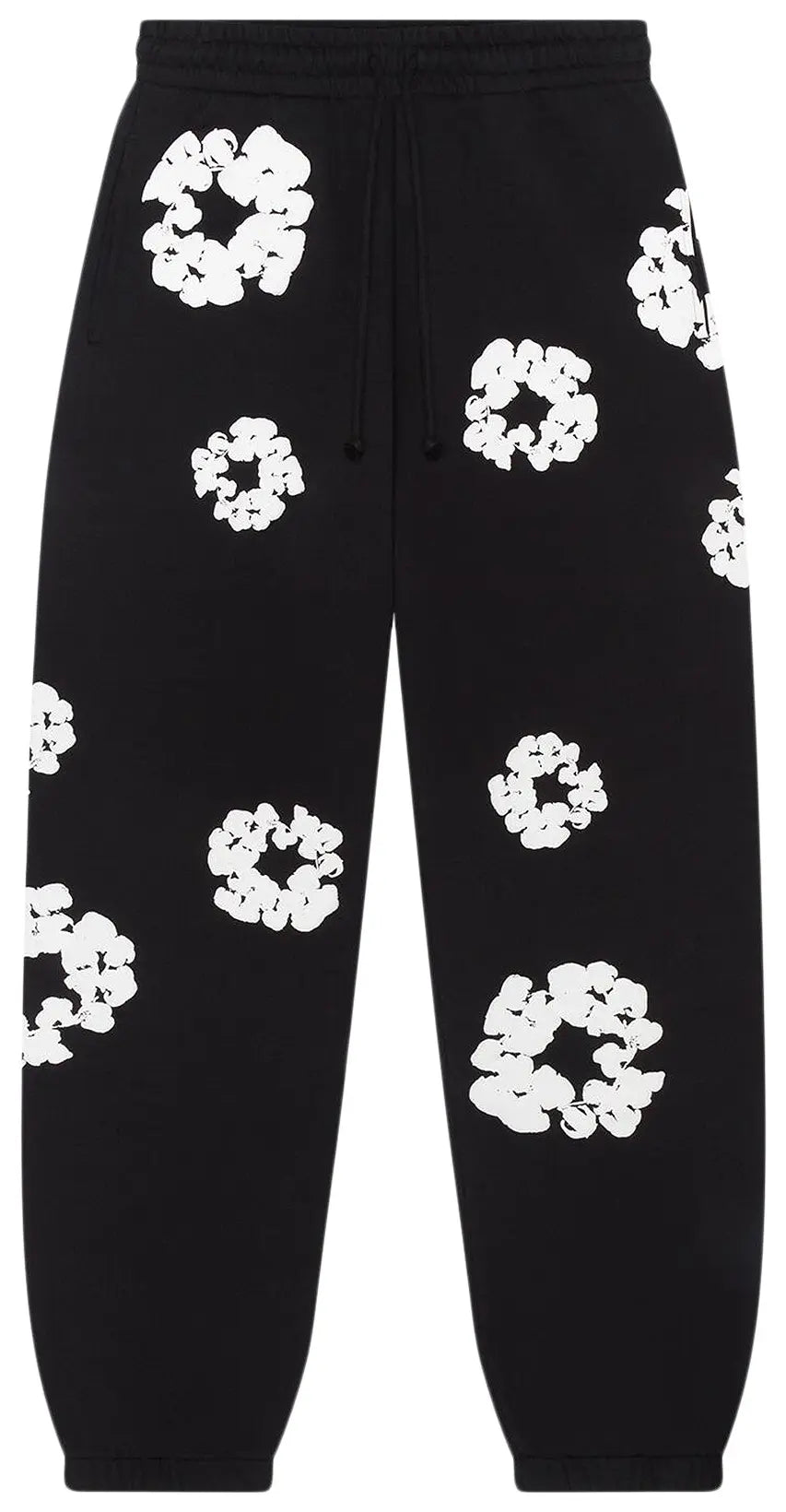 Denim Tears The Cotton Wreath Sweatpants 'Black'