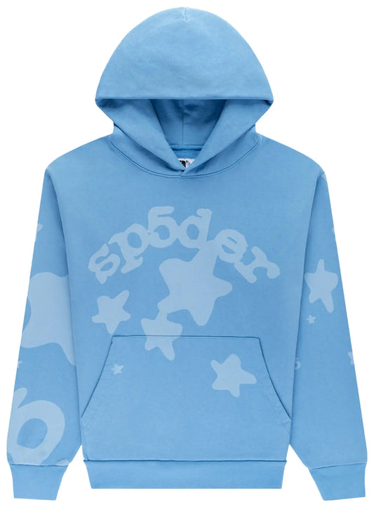 Sp5der Beluga V2 Hoodie 'Dusty Blue'
