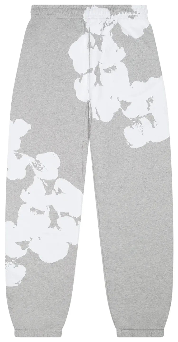 Denim Tears Big Cotton Wreath Sweatpants JUMBO Grey