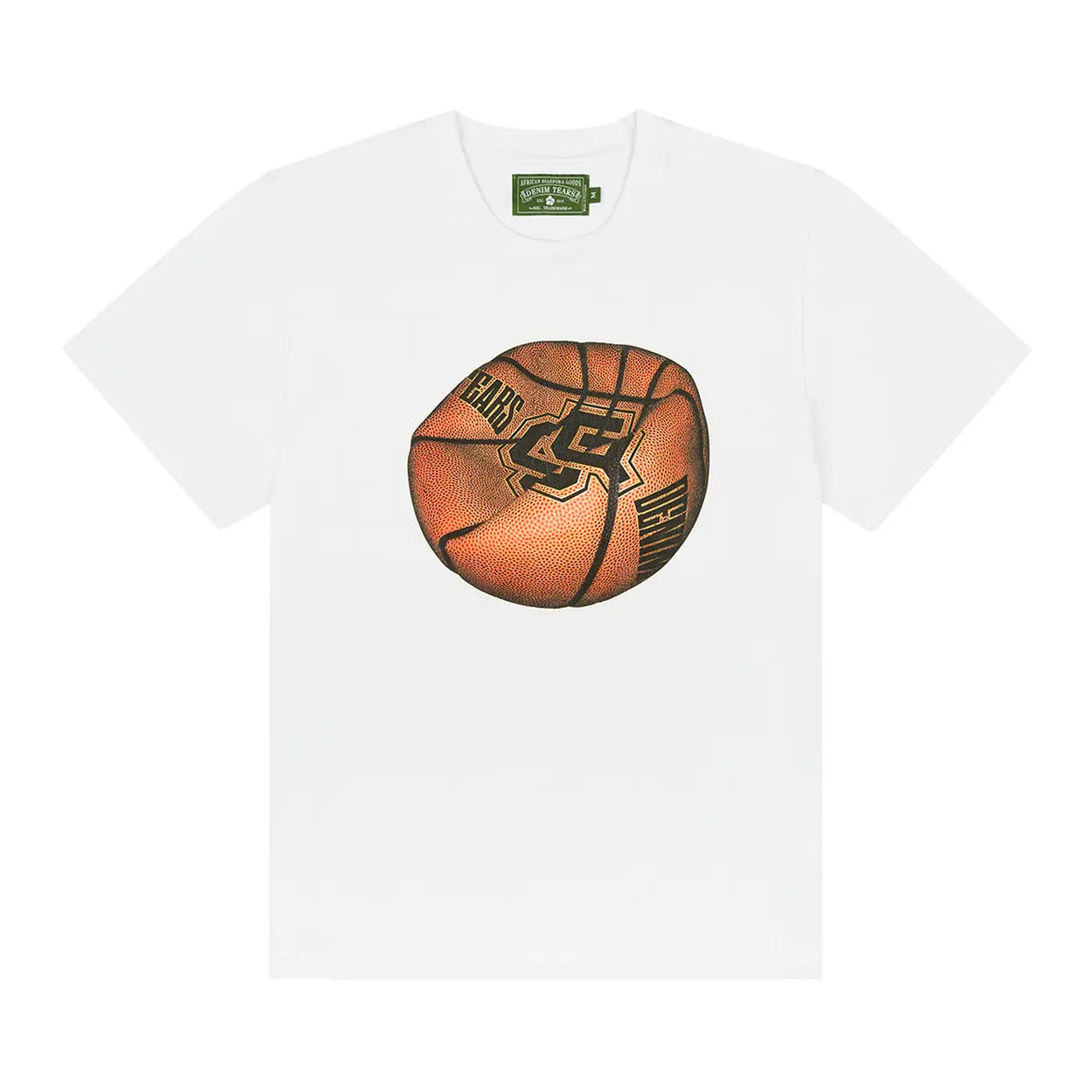 Denim Tears Deflated Basketball Tee 'White'
