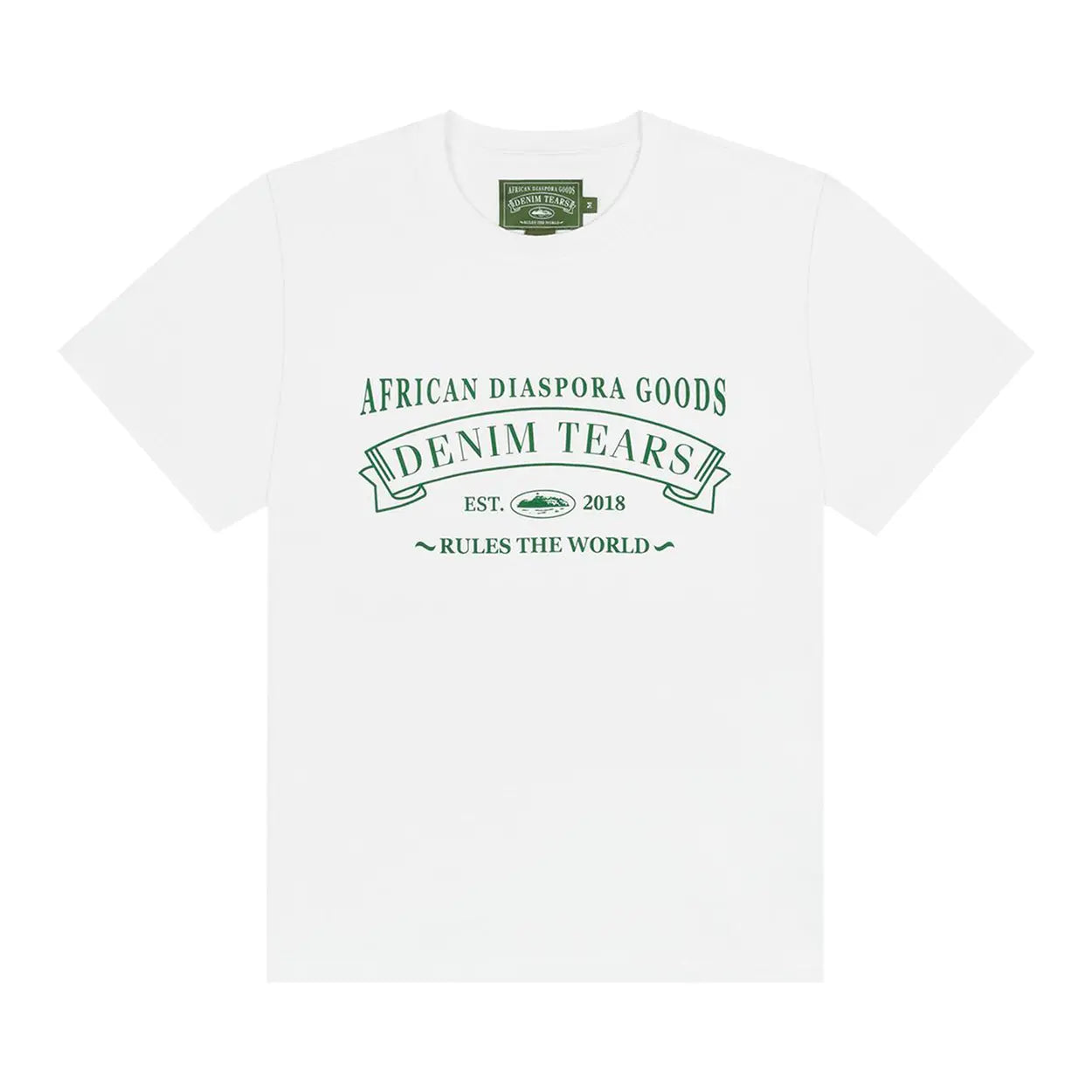 Denim Tears x Corteiz ADG Tee 'White'