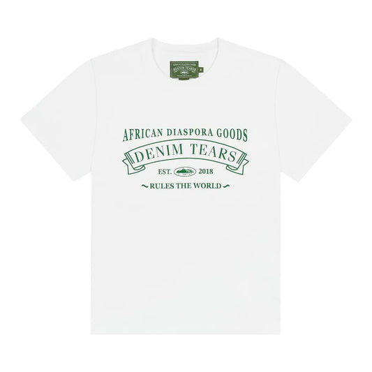 Denim Tears x Corteiz ADG Tee 'White'