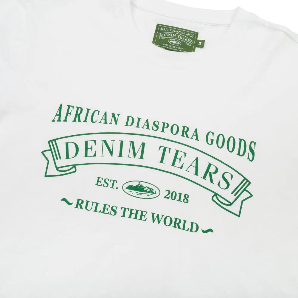 Denim Tears x Corteiz ADG Tee 'White'