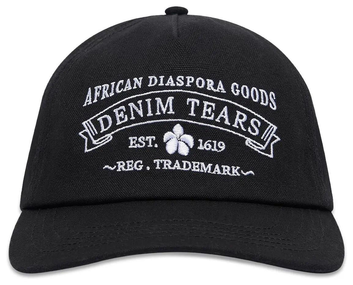 Denim Tears ADG (African Diaspora Goods) Cap Black