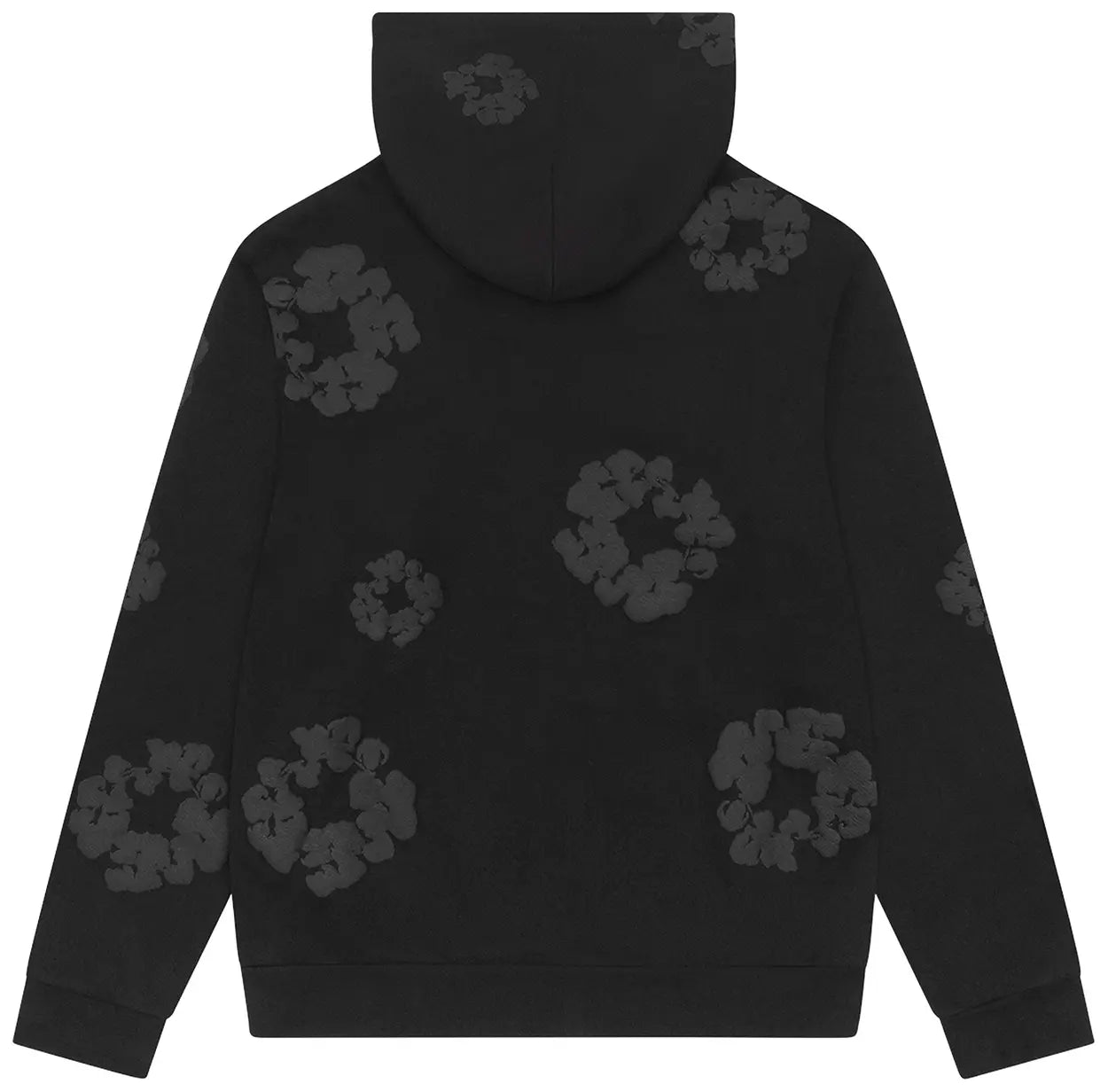 Denim Tears Mono Cotton Wreath Hoodie 'Black'