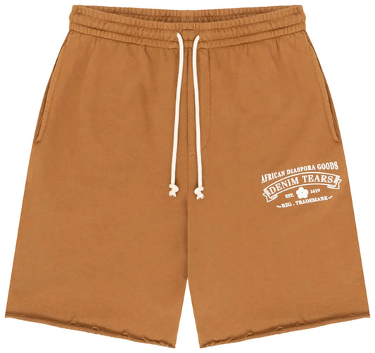 Denim Tears ADG sweatshorts Brown
