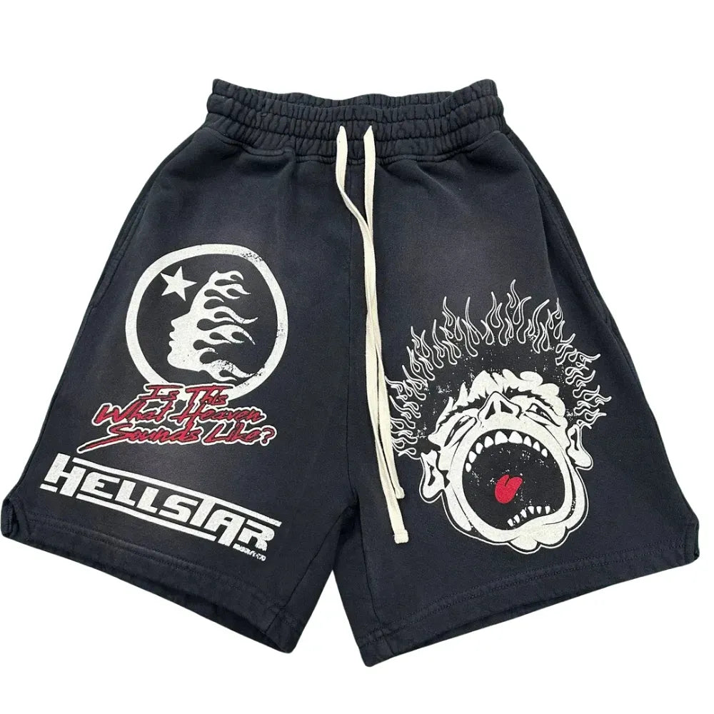 Hellstar Records "Is This What Heaven Sounds Like" Black Sweat Short