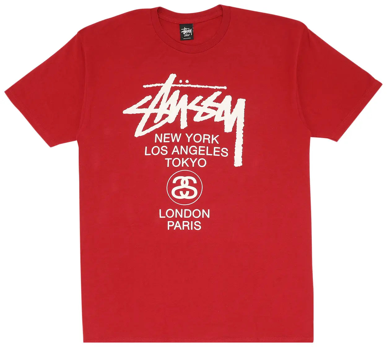 Stüssy World Tour Tee 'Red'