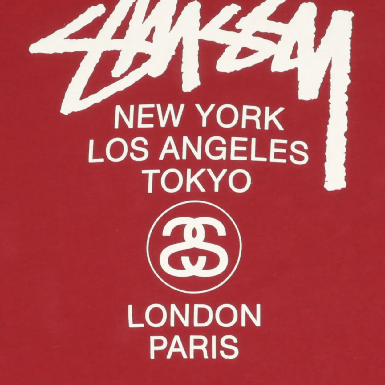 Stüssy World Tour Tee 'Red'