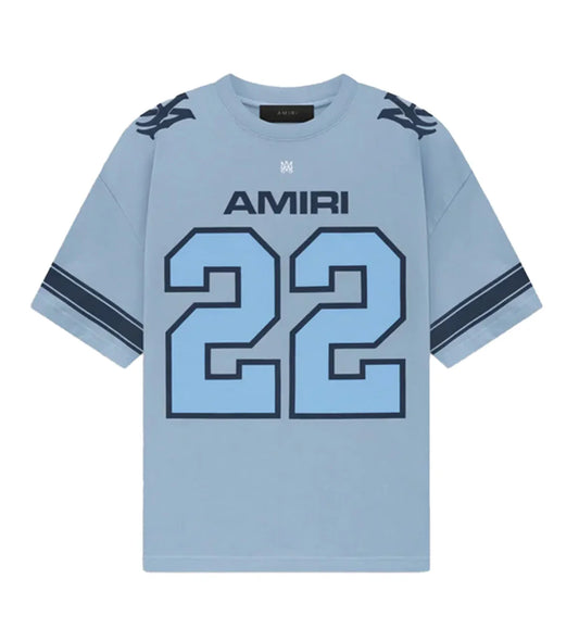 AMIRI 22 Skater Tee Sky Blue "2024 Championship Capsule Collection"
