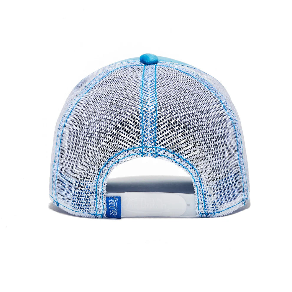 Von Dutch Blue Crush Velvet Trucker Hat