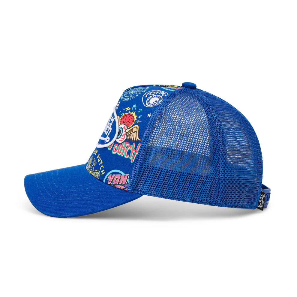 Von Dutch Jax Blue Trucker Hat