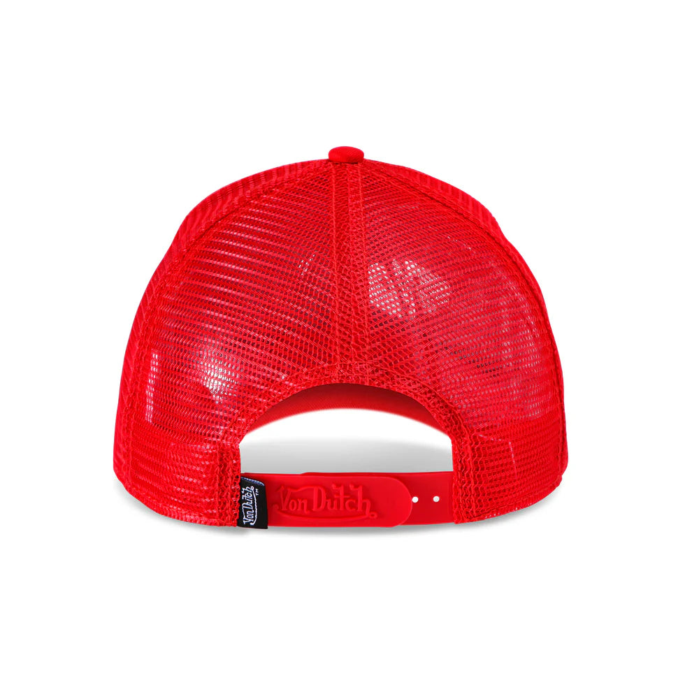 Von Dutch Foam Chopper Trucker Hat - Red & Black