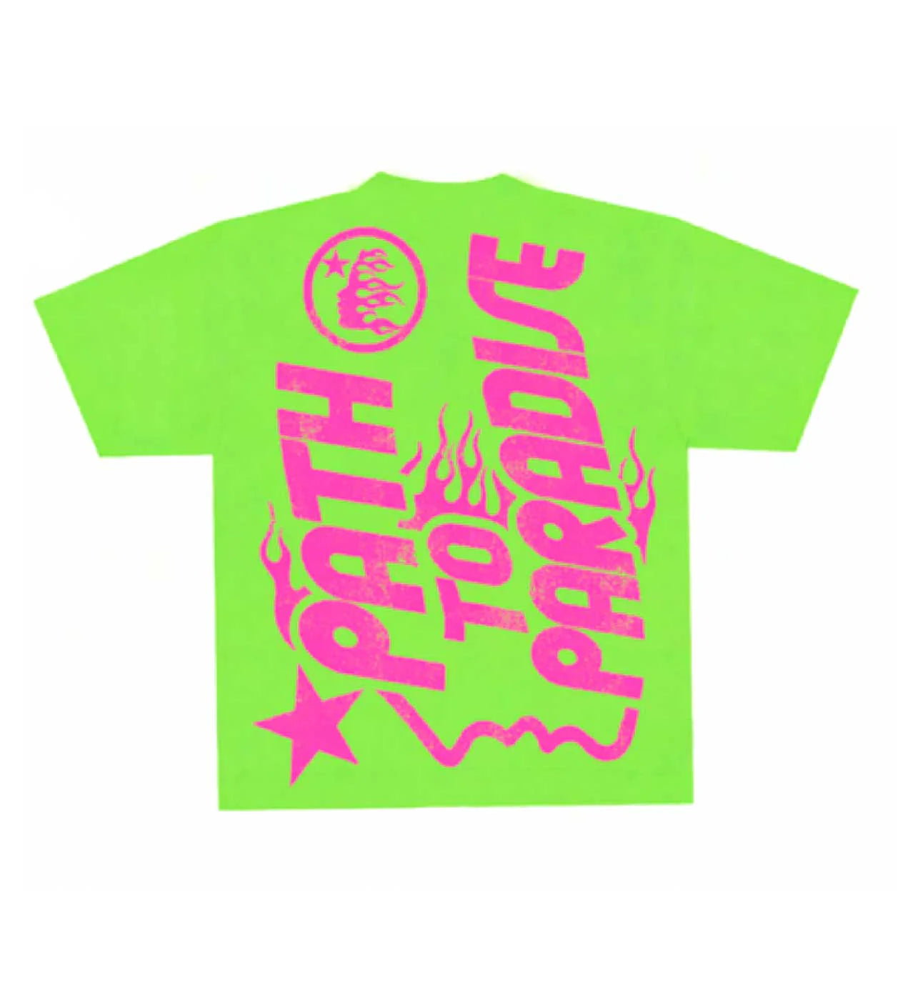Hellstar Studios Jesus Emblem Tee "Neon Green"