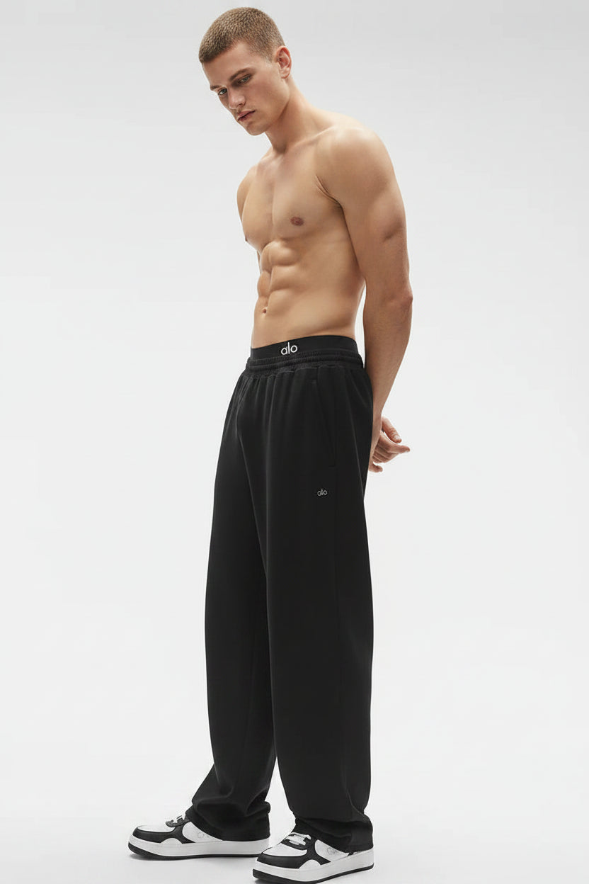 alo Double Take Straight Leg Pant Black