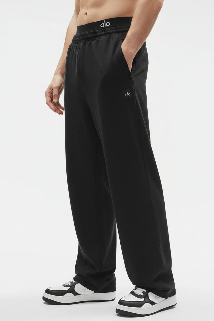 alo Double Take Straight Leg Pant Black