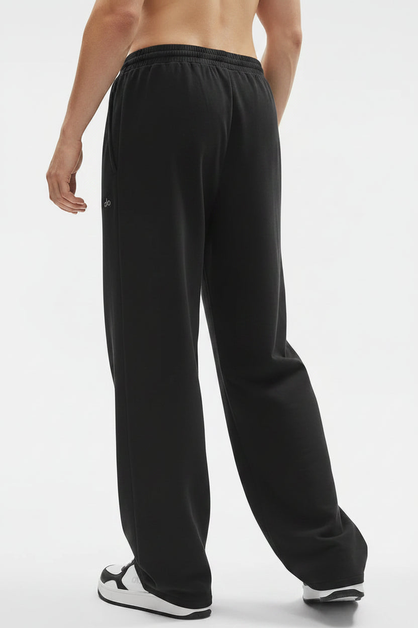 alo Double Take Straight Leg Pant Black