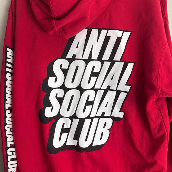 Anti Social Social Club Tokyo hoodie from the SS21 collection Red