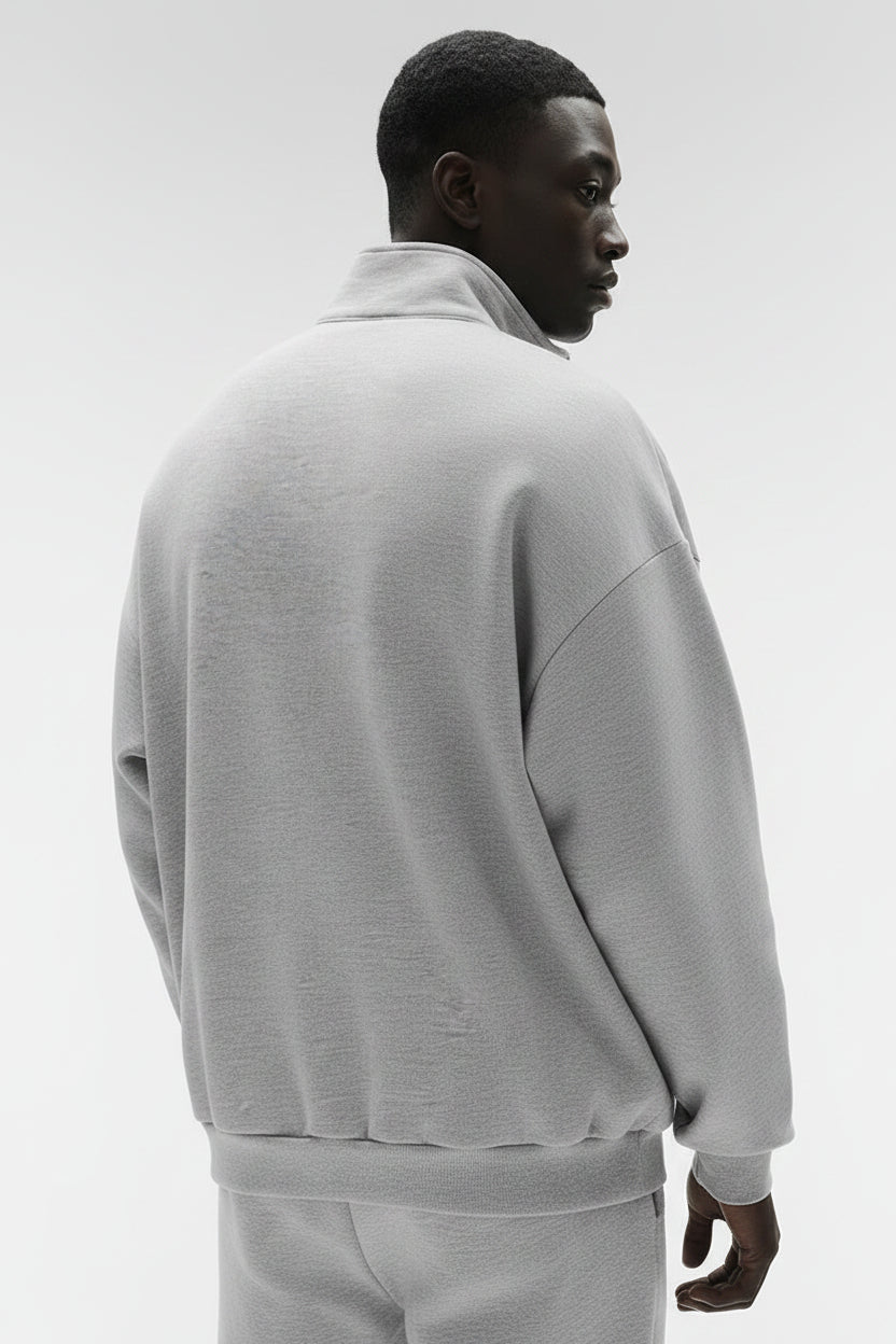alo Accolade 1/4 Zip Pullover Heather Grey