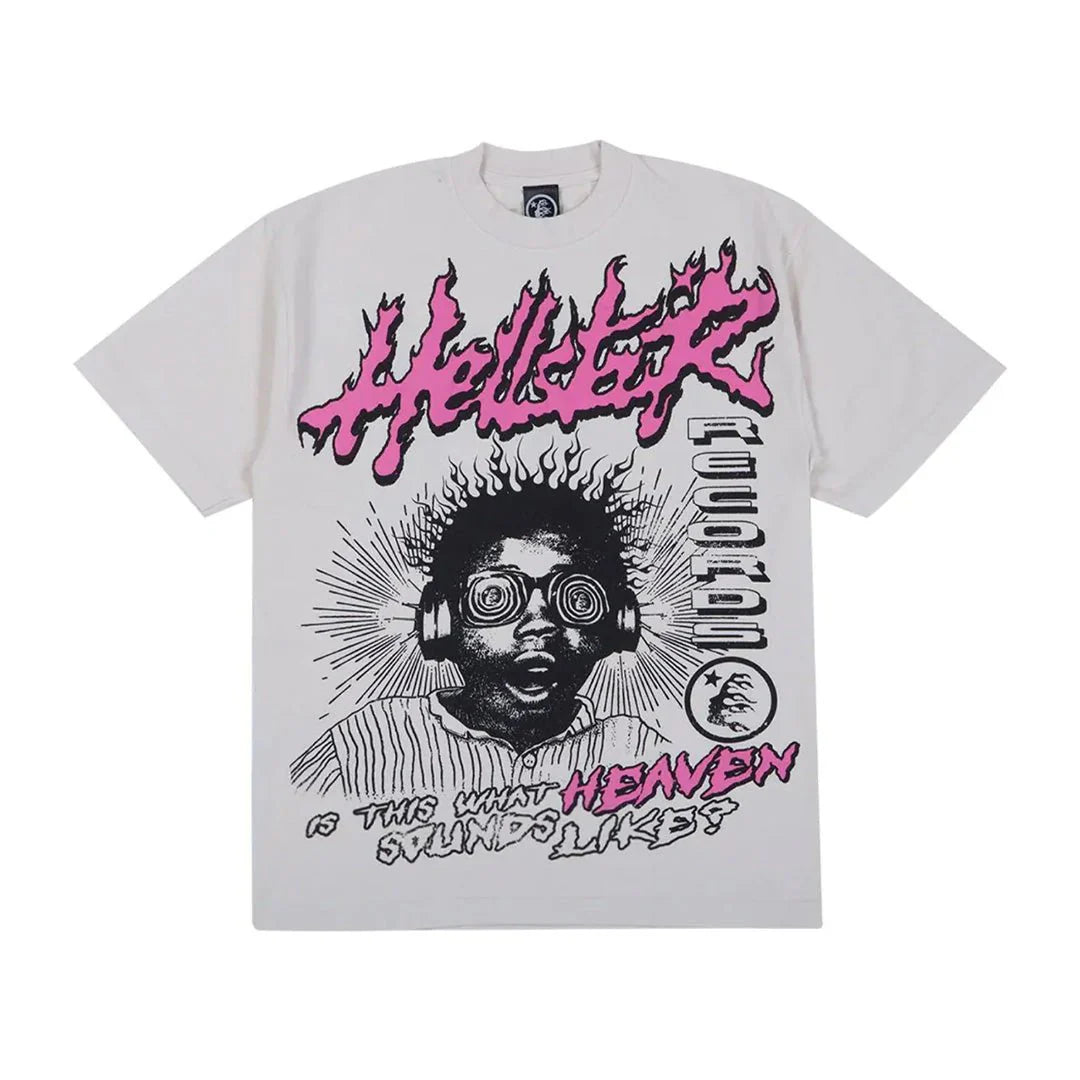 Hellstar Studios "Sounds Like Heaven" Graphic Tee Cream