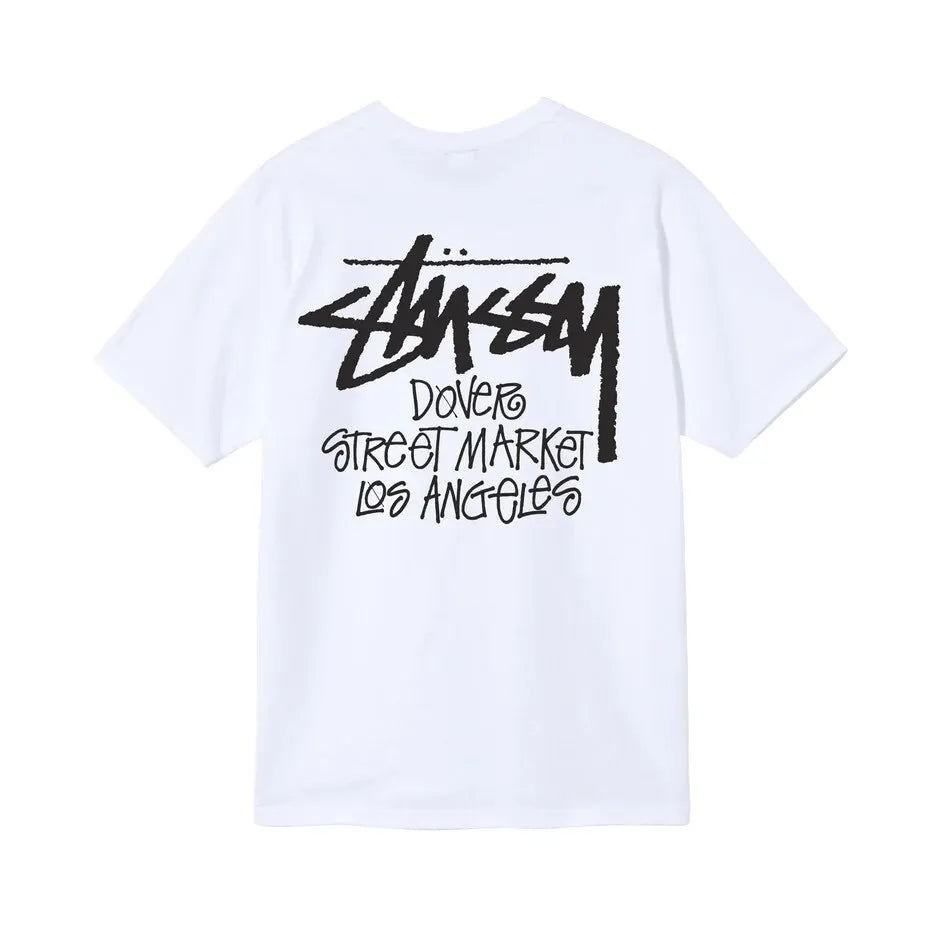 Stüssy x Dover Street Market (DSM) Los Angeles Exclusive T-Shirt White
