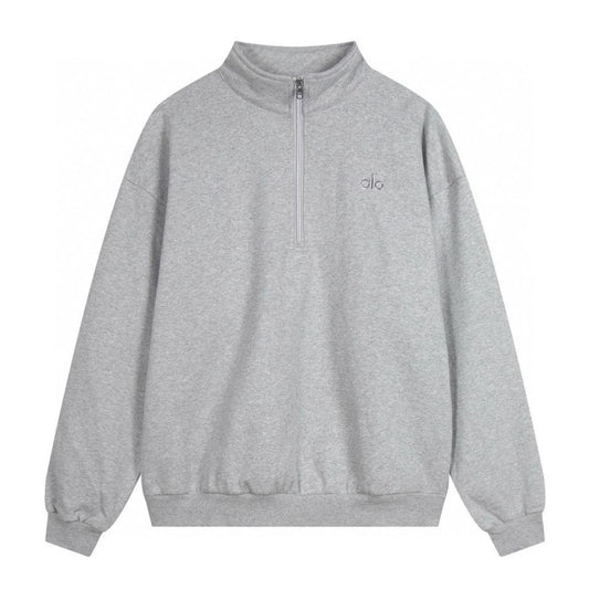 alo Accolade 1/4 Zip Pullover Heather Grey